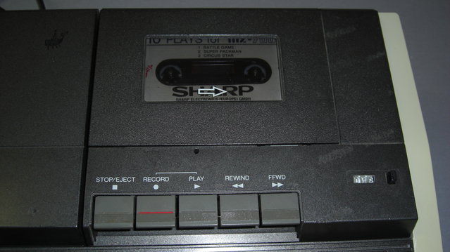 Sharp MZ700 - Unidad de cinta.JPG